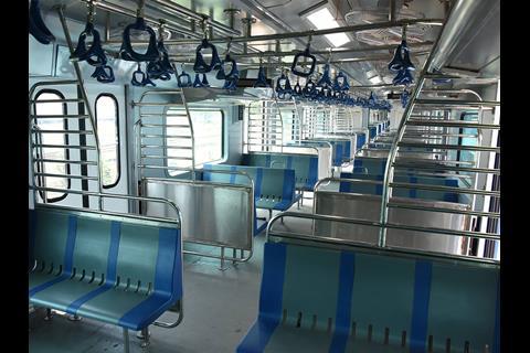 ICF AC air-cnditioned EMU for Mumbai.